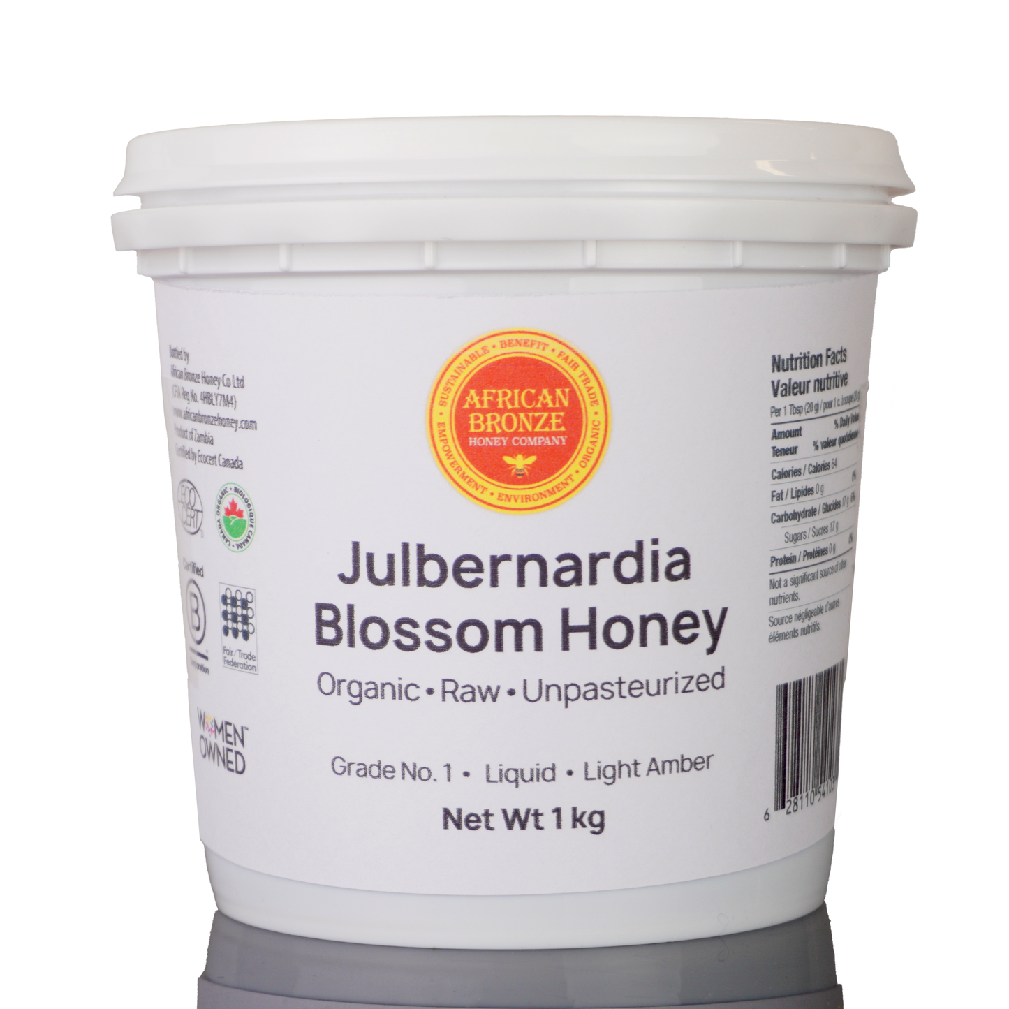 Julbernardia Blossom Honey Pail 1 kg Pail